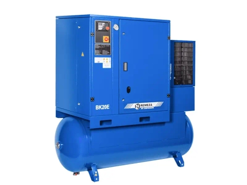 Винтовой компрессор Remeza ВК20E-10-500ДВС на ресивере 500л с осушителем и частотником