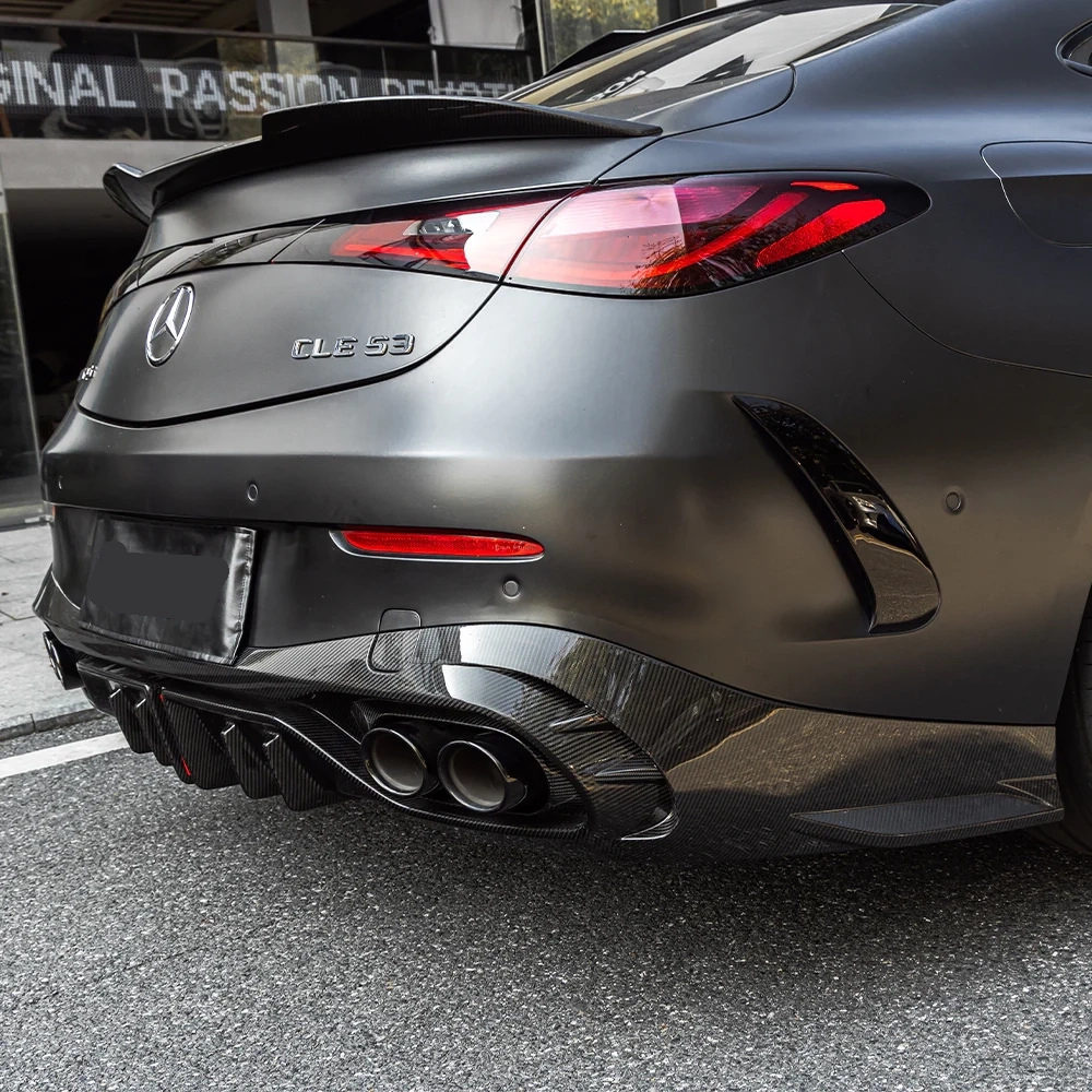 Карбоновый обвес для Mercedes-Benz CLE C236 CLE53 AMG 2023+ Мерседес бампер в сборе Диффузор Спойлер