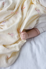 Пелёнки муслиновые BUBA KIDS, 2 шт., Песня Севера/ пудра, 75х115