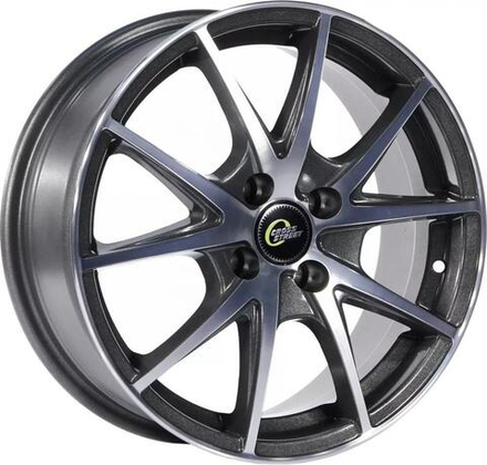 Cross Street CR-17 6x16 4x100 ET 36 Dia 60.1 (BKF)