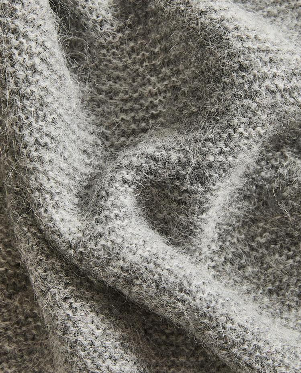 ZARA HOME ДЕТСКИЙ ПЛЕД ИЗ АЛЬПАКИ, СЕРЫЙ