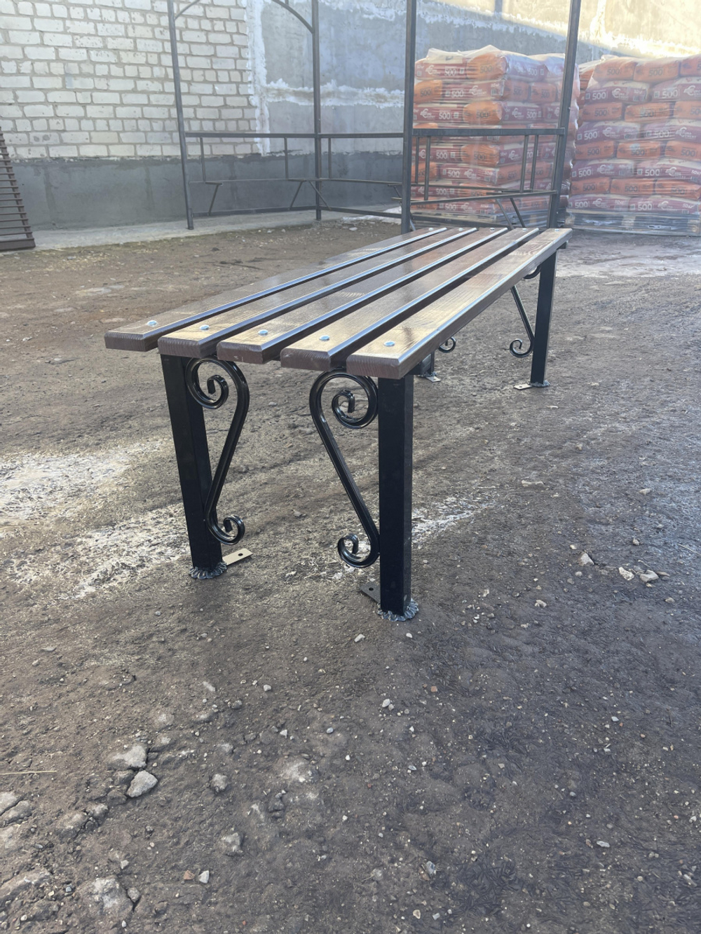 Скамейка "Узоры" 1,5 метра.