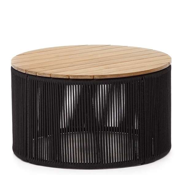 Журнальный столик Dandara Ø70х40 см черный