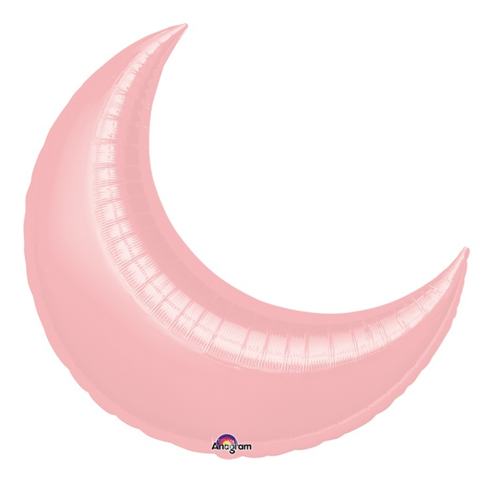 Фольгированная фигура, Месяц 20"/51CM W X 22"/56CM H Пастель Pink