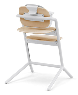 Стульчик для кормления Cybex Lemo 4 в 1 с мягкими чехлами Comfort Inlay Sand White/Stunning Black