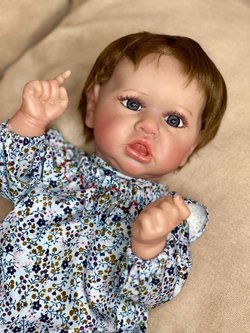 Кукла Реборн виниловая 55см в пакете (FA-535)