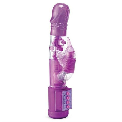 Ротационный вибратор Beginner's Jelly Pearl (Цвет: фиолетовый)