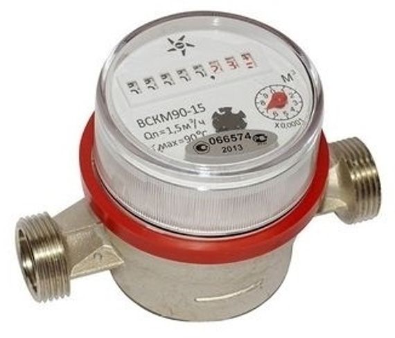 Счетчик Декаст ВСКМ 90-15 1/2&quot; г/в Q1,5 80мм универсальный 26399