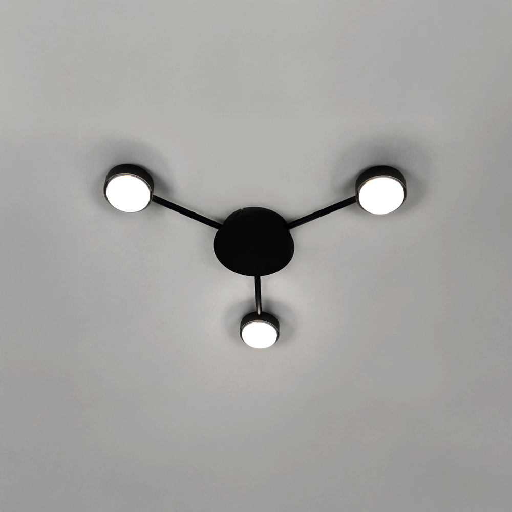 740037 Люстра FICO 3х12W GX53 ЧЕРНЫЙ