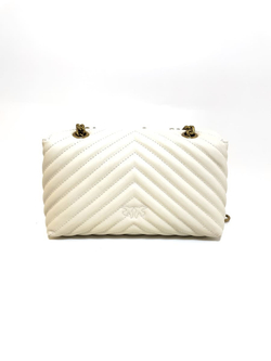 MINI LADY LOVE BAG PUFF PINS – white