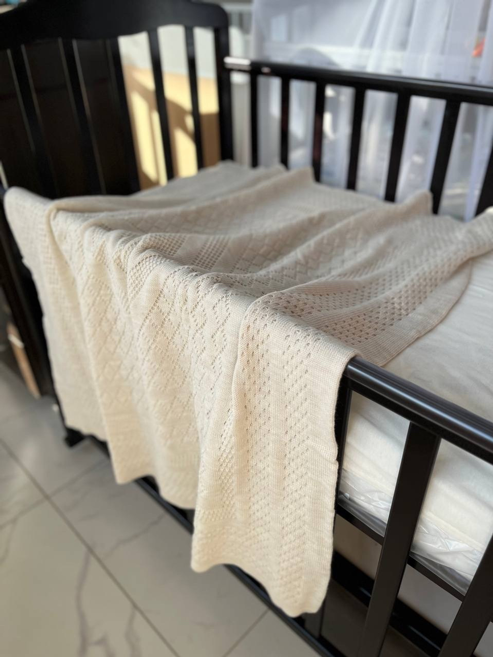 Плед вязаный 90/110 дизайн (ИП Людин А.В.)