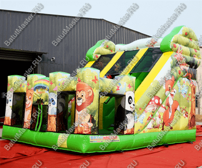 Коммерческий надувной батут "Сафари"