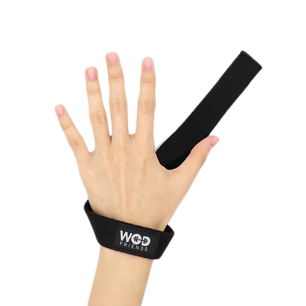 Лямки, ремни для становой тяги WOD Friends Weight Lifting Straps (Черные)