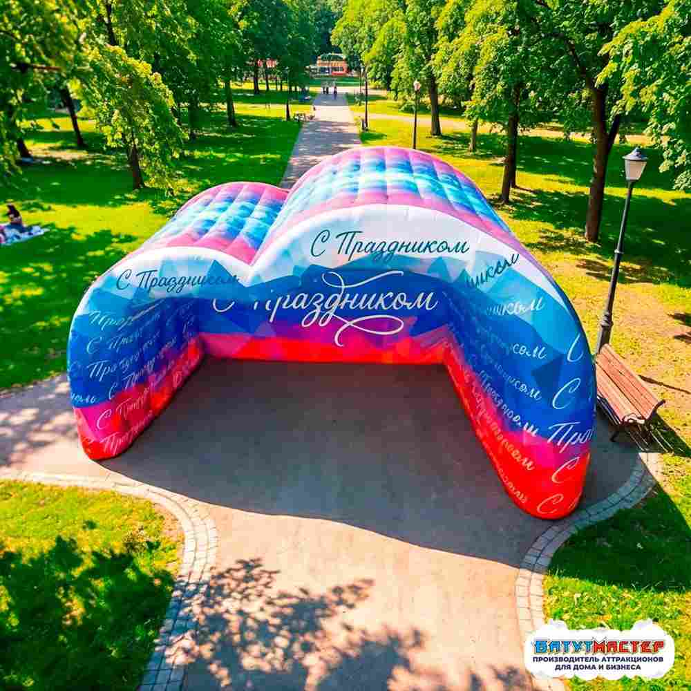 Надувная сцена для города «Любимый праздник», 10,5×5×5,7 м