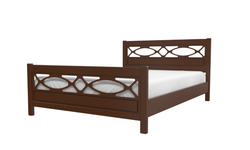 Кровать с декором Лоренса (массив сосны)