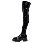 PRADA Over the knee Boots 6.5cm Women"s Black