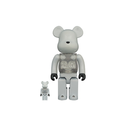 Дизайнерские игрушки BE@RBRICK 2G WHITE CHROME, 2G