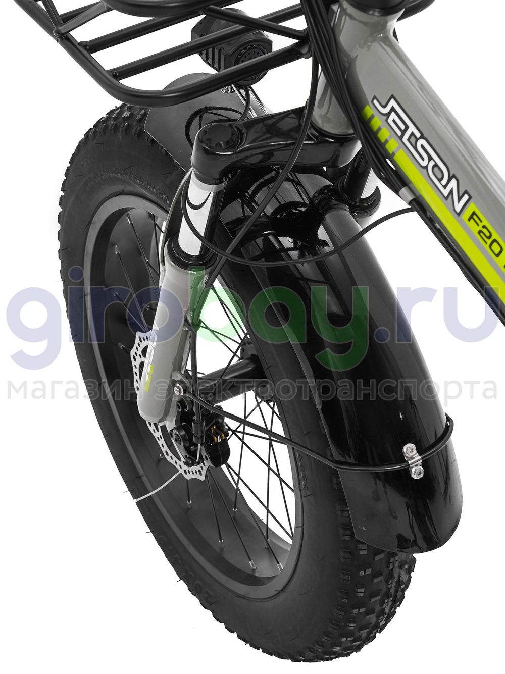 Электровелосипед Jetson F20 BIZON (48V/13Ah) - Серо-оранжевый фото №17