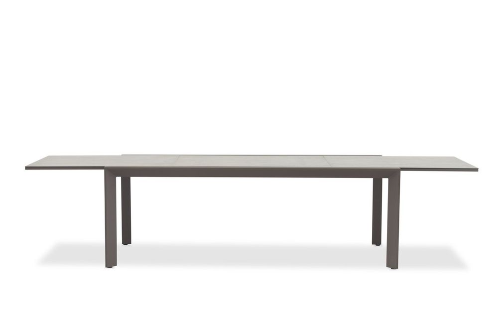 Nora, стол антрацит/серый, алюминий/закаленное стекло с керамической печатью