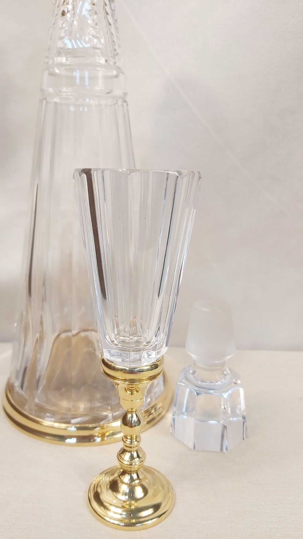 Набор из хрусталя c золотым декором "Эгоист"