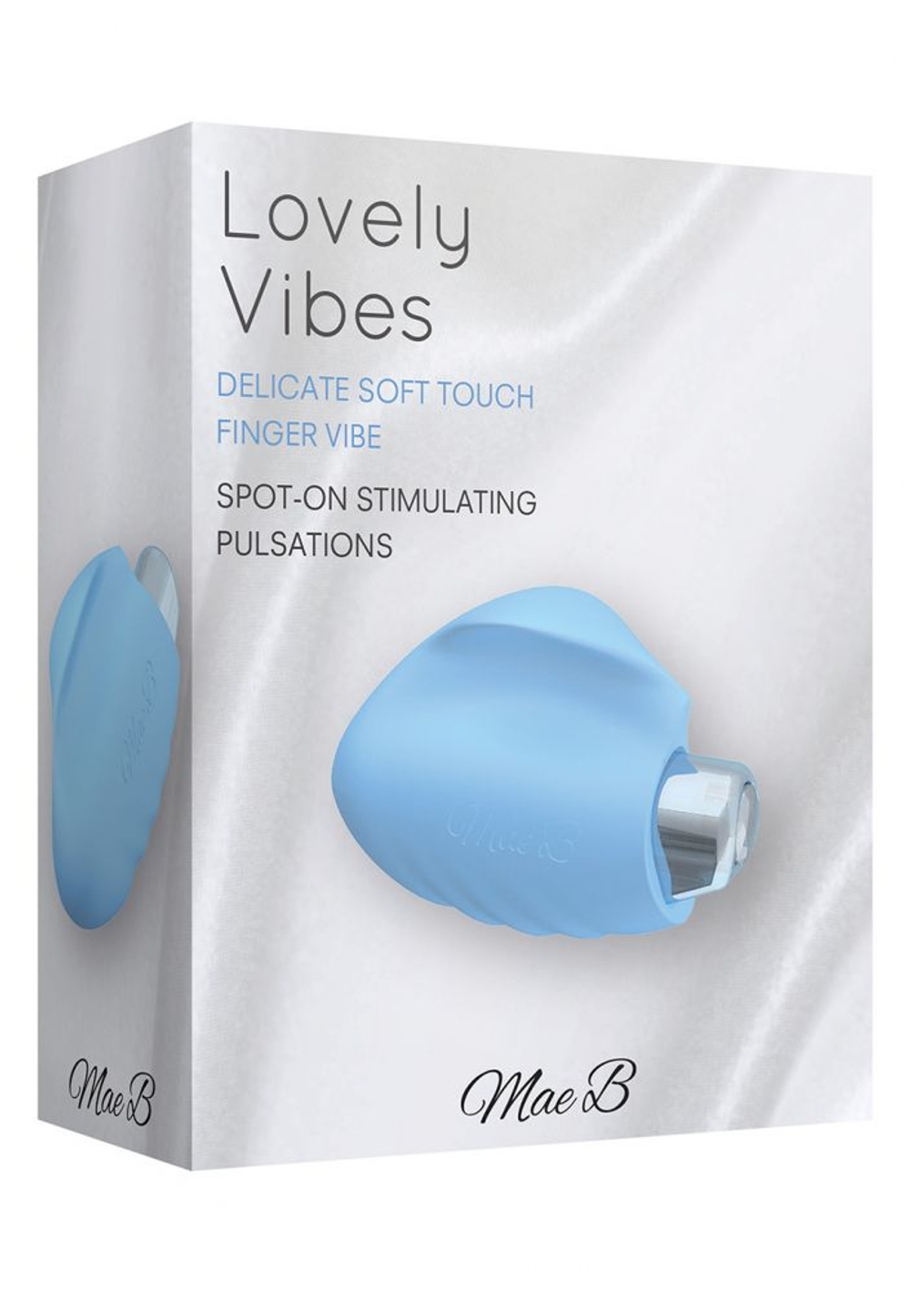 Голубой вибратор Soft Touch Finger Vibe (Цвет: голубой)