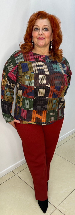 Трикотажные женские брюки