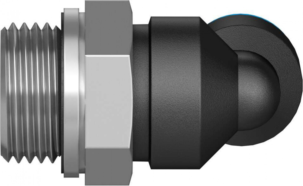 Штуцер цанговый угловой Festo QSL-G3/8-8
