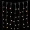 Светодиодный занавес 2*3 м., 600 экстра теплых белых LED ламп, черный провод ПВХ, LTC (PCL602-11-2EWW)