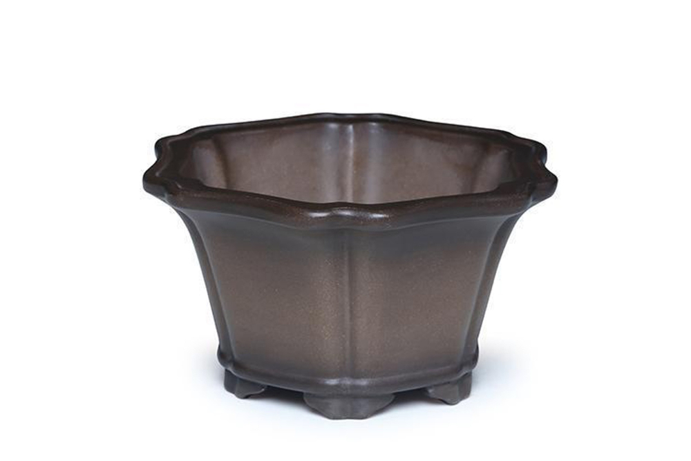 Премиальный неглазурованный горшок для бонсай от Мастера Чжана (исинская керамика) | 18.5*17.0*10.0