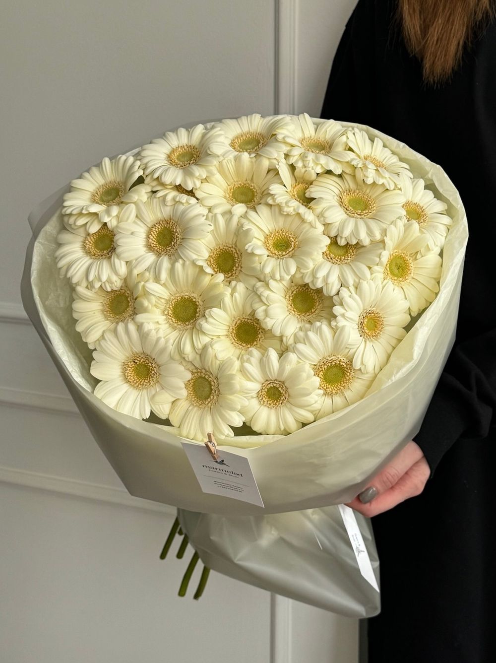 Монобукет из 25 минигербер