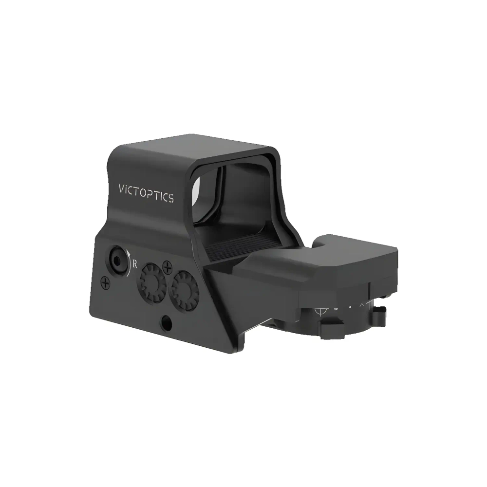 Коллиматорный прицел VictOptics SRD 1x27x39 (RDSL35) - передний ракурс с управляющими элементами