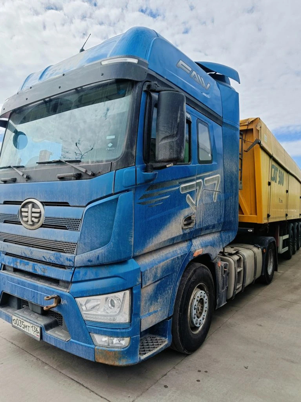FAW J7 4x2 Седельный тягач CA4180P77K25E5 (Дизельный, 12,5 л, 553 л.с., АТ)
