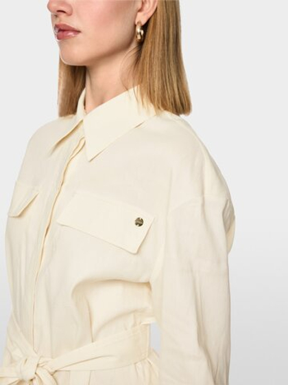 Marc Cain Рубашка из льна с поясом