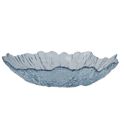 Mensa Home Миска стеклянная 22x5 см синяя Сара