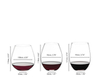 Набор из 3-х бокалов для красного вина O Wine Tumbler The Key To Wine Red Wine Set Riedel