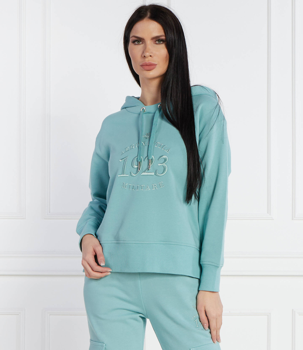 Худи Aeronautica Militare - бирюзовый(FE1888DF541)