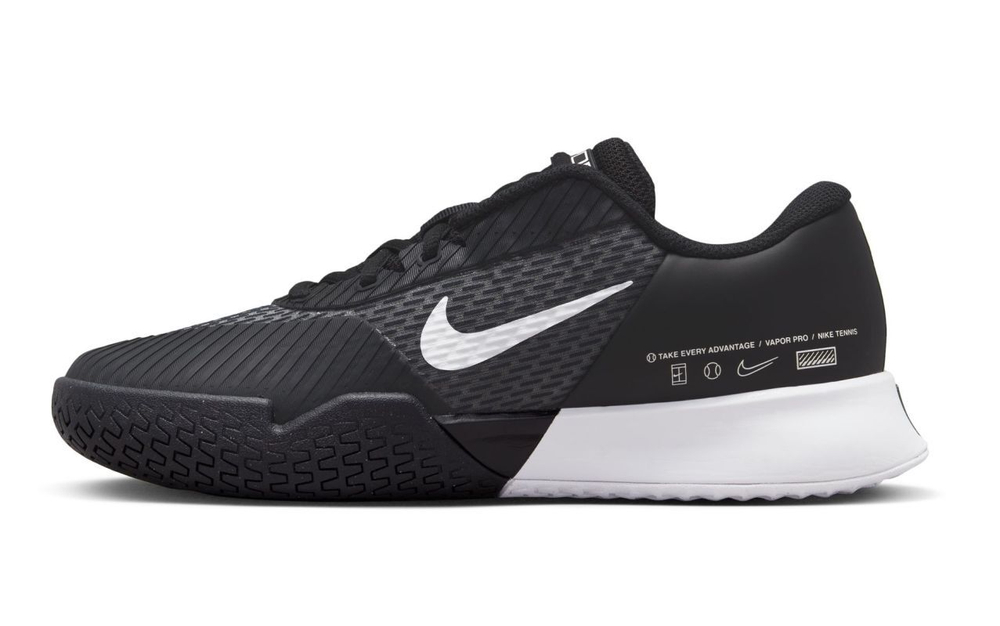 Женские Кроссовки теннисные Nike Zoom Vapor Pro 2 HC - black/white