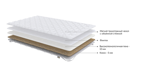 Матрас-топпер 200*160 Rose