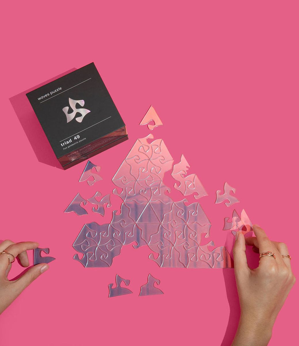 Waves Puzzle Triad 49 — пазл из люцита