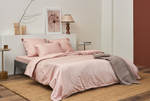 Простыня из премиального сатина цвета пыльной розы из коллекции essential, 180х270 см