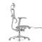 Кресло FALTO Ergohuman Elite 2 с подножкой ( серый каркас /сетка светлаяT-168-B2 Natural)