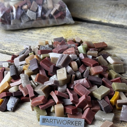 Цветная колотая смальта SM-Set-Clay, 600 гр