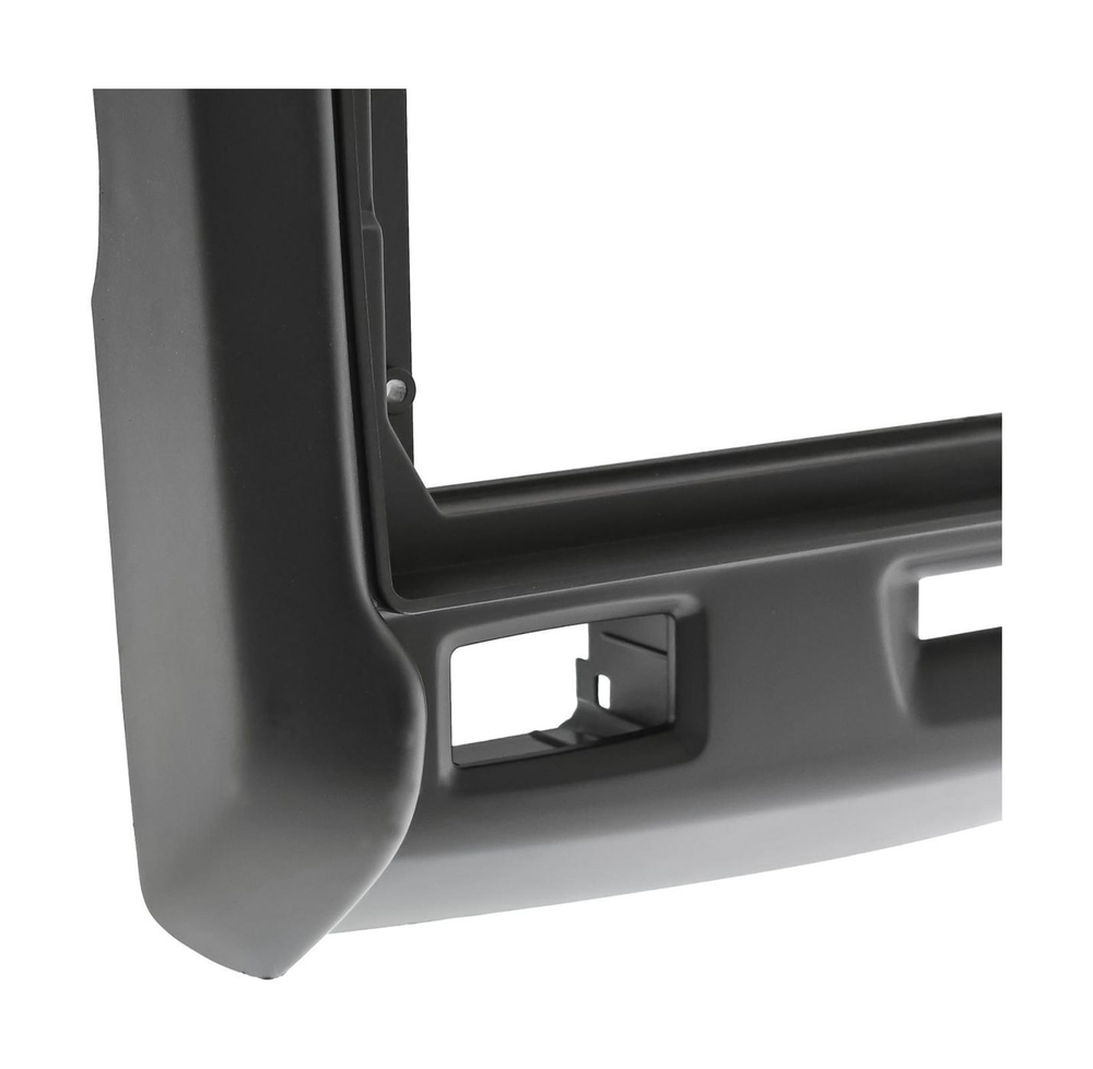 Комплект рамки с разъёмами 9" Renault Duster 1 2015-2020, Lada Largus 2021+ (мультируль/джойстик) большая МАТ - Car-Smart 7088TB