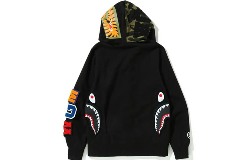 A BATHING APE Detachable Shark Full Zip Hoodie 1H80 115 013 1H80 115 013 54 700 HARDLUX