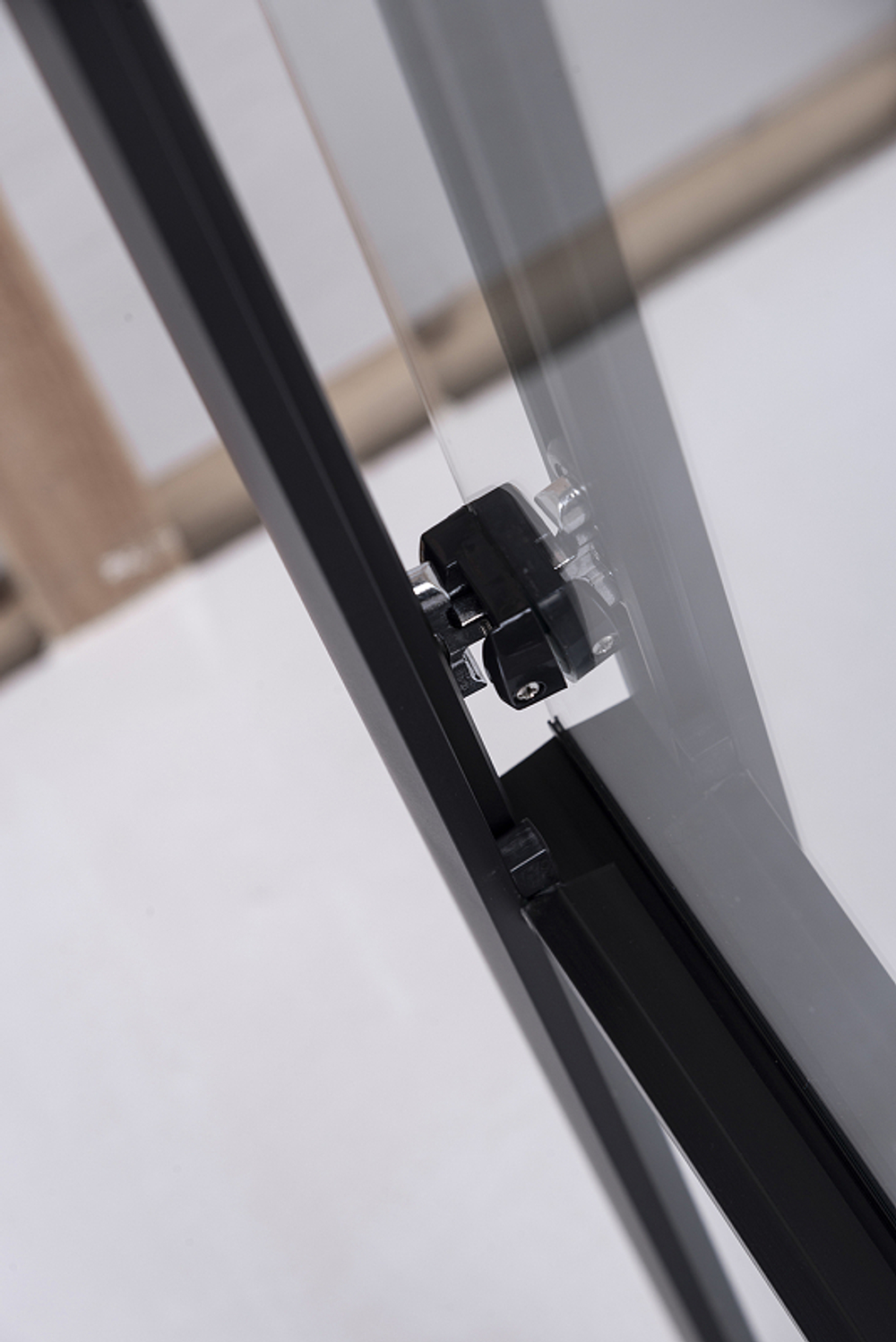 Душевой уголок Niagara Nova NG-6808-08 BLACK 90х90 профиль Черный стекло прозрачное