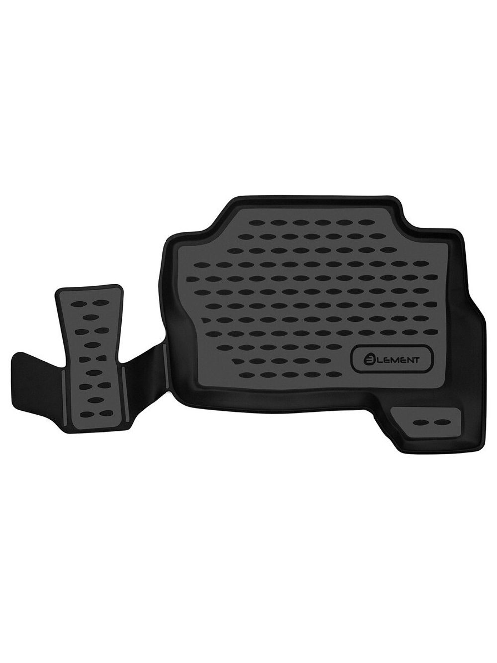 Коврики в салон для MITSUBISHI Pajero Sport (III, IIIp), 2015-, 2-й ряд, 2 шт. (полиуретан) ELEMENT3D3546210R