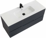 Тумба с раковиной Cezares DUET-N 120 DUET-N-1200-2C-SO-GR-P графит