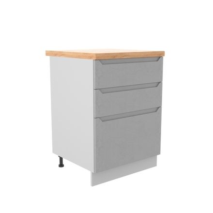 Кухня Модуль СМЯ 600 Тренто Штукатурка серая