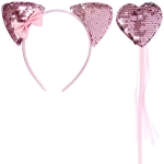 Набор карнавальный «CAT» (ободок, палочка), микс