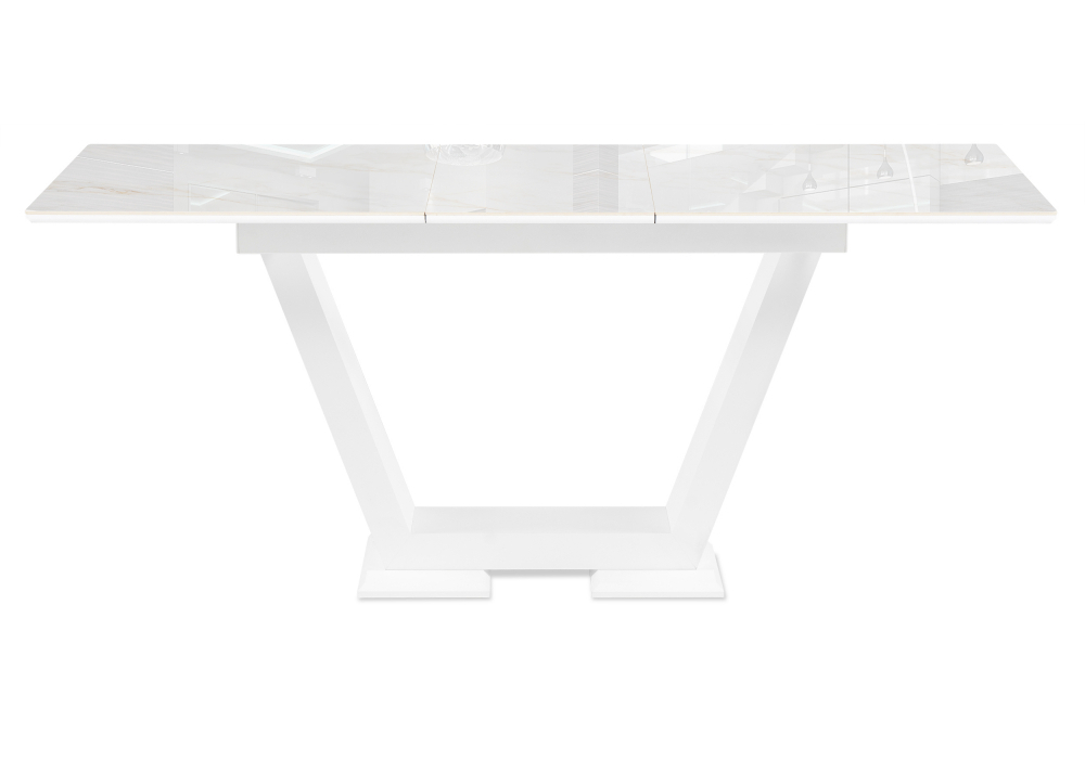 Керамический стол Woodville Иматра 140(180)х80х76 carla larkin, белый